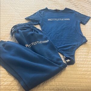 PrettyLittleThing Royal Blue Casual Set